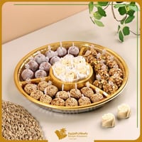 تشكيلة تمرية بالمكسرات والإقط