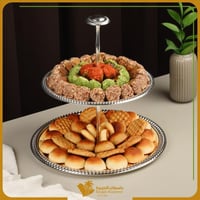 تمر ديلاتيس ومخبوزات مشكلة - صينية الواجهة