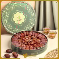 مجدول وخلاص القصيم بالسمسم - علبة معدنية