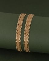 بناجر عريضة بلمعة الذهب للنساء / 2 حبة