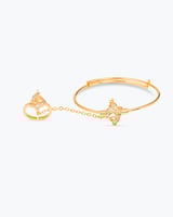 طقم مجوهرات بنات مزين بالزركون ولمعة الألماس