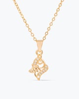 طقم مجوهرات بنات مزين بالزركون ولمعة الألماس