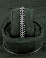 طقم مجوهرات زركون فضي 5 قطع للمناسبات