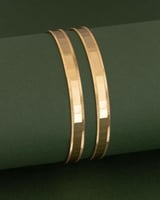 بناجر صب عريضة ببريق الذهب 2 حبة