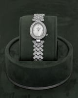 ساعة يد نسائية للمناسبات مرصعة بالزركون