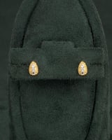 طقم شوكر وحلق بتصميم قطرات المطر المزينة بالزركون