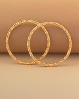 بناجر اطفال لون ذهبي ثابت - حبتين