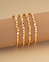 بناجر اطفال لون ذهبي ثابت - حبتين