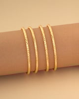 بناجر الاطفال الذهبية تصميم ناعم - حبتين