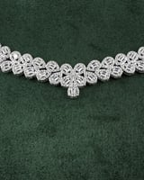 طقم مجوهرات للمناسبات مرصع بالزركون مكون من 5 قطع