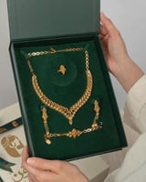 طقم بديل الذهب ماركة خاتون بتصميم كلاسيكي