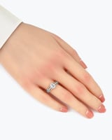 خاتم كوكتيل ماسي مرصع بفصوص الزركون