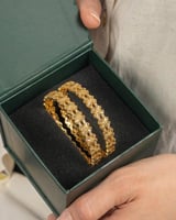 بناجر ببريق الذهب من خاتون/ 2 حبة