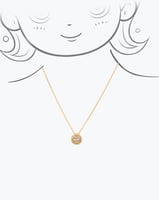 طقم زركون للأطفال تصميم ذهبي ناعم