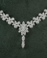 طقم مجوهرات للمناسبات مرصع بالزركون مكون من 5 قطع