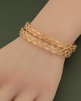 بناجر نسائية ناعمة بلمعة الذهب / 2 حبة