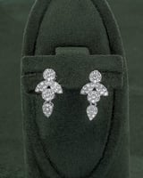 طقم زركون بلمعة الألماس مكون 5 قطع مع ساعة فاخرة