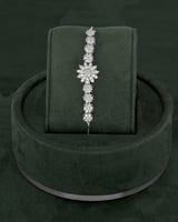 طقم زركون بلمعة الألماس مع ساعة، قلادة، إسوارة، خا...