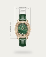 ساعة يد جلدية من خاتون تصميم نسائي عصري