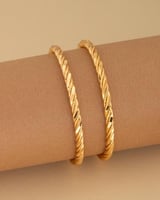 بناجر اطفال لون ذهبي ثابت - حبتين