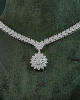 طقم مجوهرات مرصع بالزركون من 5 قطع راقية