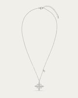 قلادة ناعمة بتصميم البراعم الماسية ستايل راقي