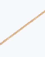 اسوارة يد ذهبية تنس للنساء بلمعة الألماس