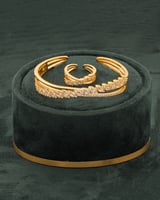 طقم اسوارة وخاتم ماركة خاتون® للنساء