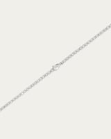 اسوارة زركون تصميم الدمعة بترصيع كامل لون فضي