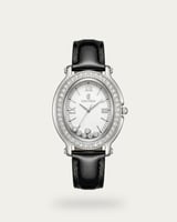 ساعة يد جلدية من خاتون تصميم نسائي عميق