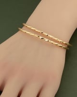 بناجر نسائية مبرومة ببريق الذهب مقاسات متعددة - 2...