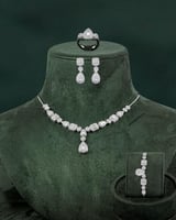 طقم زركون ناعم من خاتون® بلمعة الألماس