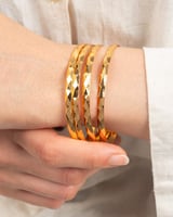 غوايش دقة هندسية بلمعة الذهب من خاتون - 2حبة