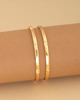 بناجر ذهبية للاطفال ستايل عصري - حبتين