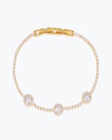 اسوارة ذهبية جذابة للنساء مرصعة بالزركون