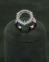 طقم مجوهرات أنيق بلمعة الألماس 5 قطع