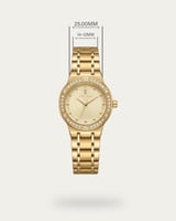 ساعة يد نسائية من خاتون تصميم ذهبي لعاشقات الفخامة