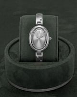 طقم زركون سلسال وحلق مع ساعة خاتون للنساء الراقيات