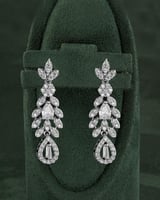 طقم زركون نسائي بتصميم الاكليل الامبراطوي