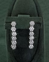 طقم زركون راقي مع ساعة فخمة بتصميم ألماس