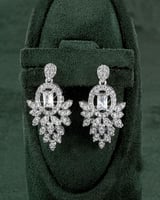 طقم زركون بلمعة الألماس مع ساعة، قلادة، إسوارة، خا...