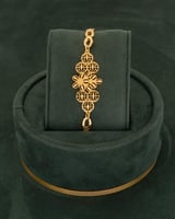 طقم تصميم لازوردي بديل الذهب من خاتون®