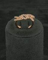 طقم زركون ذهبي بلمعة الألماس مع ساعة، قلادة، إسوار...