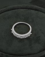 خاتم فضي ناعم من خاتون