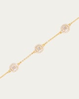 اسوارة يد نسائية ناعمة مرصعة بالزركون الفاخر لون ذ...