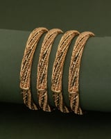 بناجر ذهبية فاخر للنساء \ 2 حبة