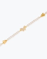 اسوارة الفراشة تصميم ذهبي ناعم