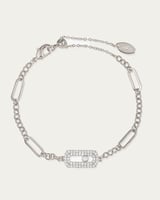 اسوارة يد نسائية بتصميم عالمي فضي