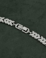 طقم نسائي فاخر تصميم عريض من الزركون لإطلالة تشع ب...