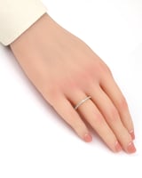 خاتم زركون ناعم بتصميم الماس